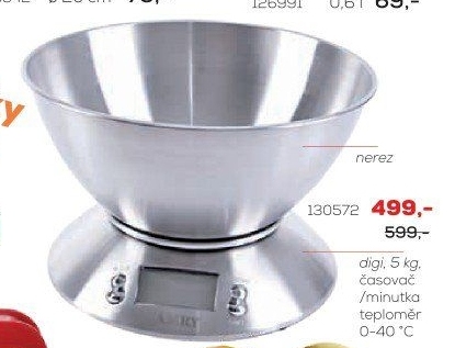 Váha kuch. digi. nerez 5 kg