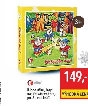 Stolní hra Kloboučku, hop! Efko