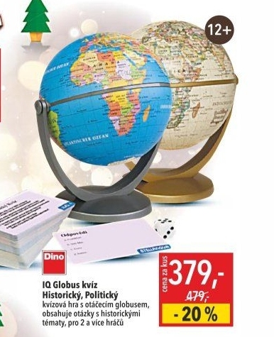 Společenská hra IQ Globus kvíz Dino