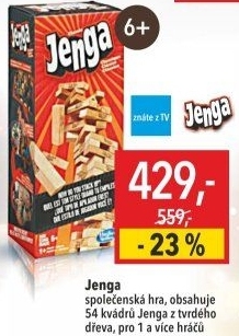 Společenská hra Jenga Classic Hasbro