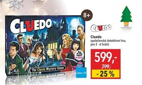 Společenská hra Cluedo Hasbro