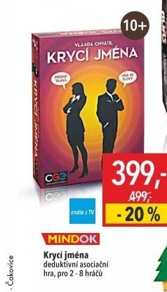 Hra Krycí jména Mindok