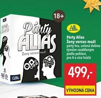Desková hra Párty Alias Ženy versus muži Albi