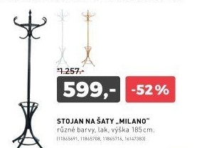 Stojan na šaty MILANO