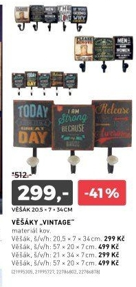 Věšák B991064 - Kika nábytek akcniletaky.com