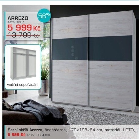 Šatní skříň Arezzo1