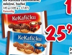 Sušenky celomáčené Ke kafíčku