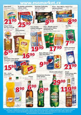 akční leták ESO MARKET 22.11.2017-3.12.2017