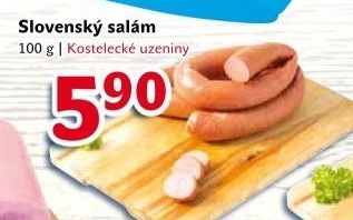 Salám slovenský točený Kostelecké uzeniny
