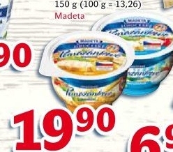 Tradiční pomazánkové Jihočeské Madeta