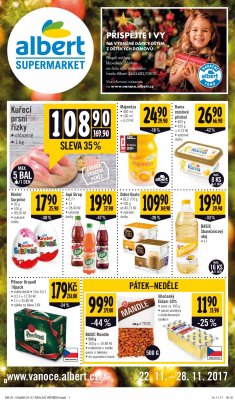 akční leták Albert 22.11.2017-28.11.2017