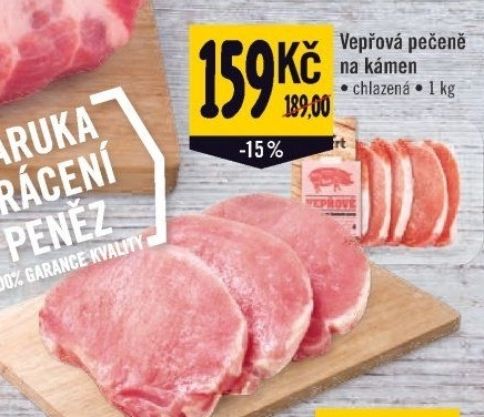 Vepřová pečeně na kámen Albert