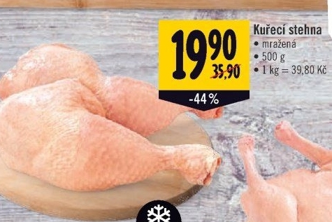 Stehna kuřecí mražená