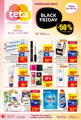 akční leták Teta drogerie 23.11.2017-2.12.2017