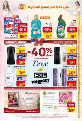 akční leták Teta drogerie 23.11.2017-2.12.2017