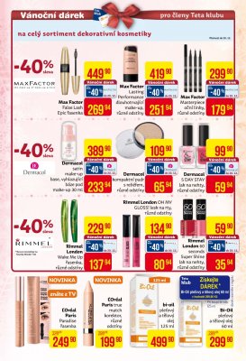 akční leták Teta drogerie 23.11.2017-2.12.2017