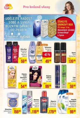 akční leták Teta drogerie 23.11.2017-2.12.2017