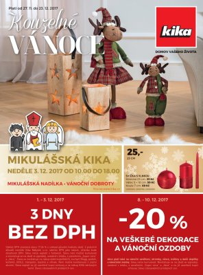akční leták Kika nábytek 27.11.2017-23.12.2017