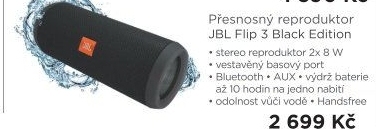 Přenosný reproduktor JBL Flip3