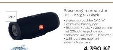 Přenosný reproduktor JBL Charge 3 - Okay elektro akcniletaky.com