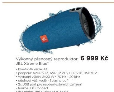 Přenosný reproduktor JBL Xtreme