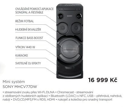 Reproduktor Sony MHC-V77D