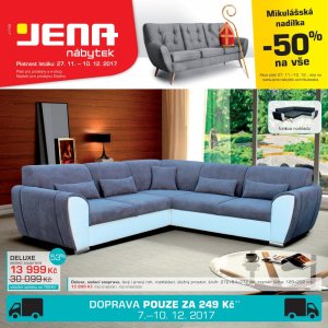 akční leták Jena nábytek 27.11.2017-10.12.2017