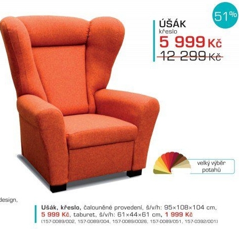 Křeslo Ušák