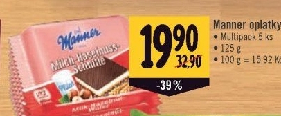 Oplatky Schnitte Manner