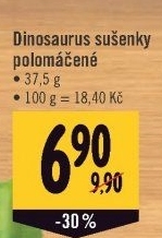 Sušenky polomáčené Dinosaurus Lotus