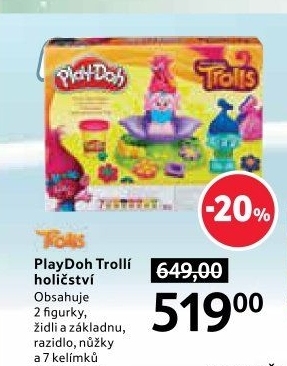 Sada vlasový salon Trolls Play-Doh