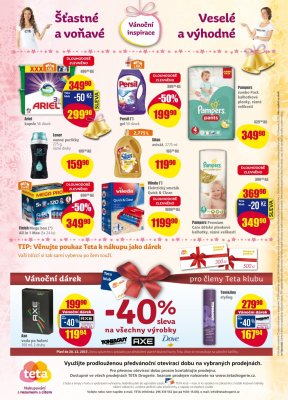 akční leták Teta drogerie 30.11.2017-20.12.2017