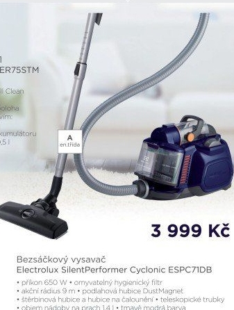 Vysavač ESPC71DBElectrolux