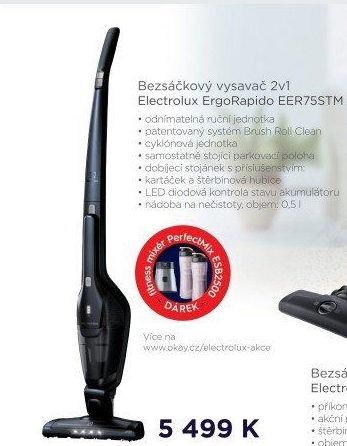 Tyčový vysavač EER75STM Electrolux