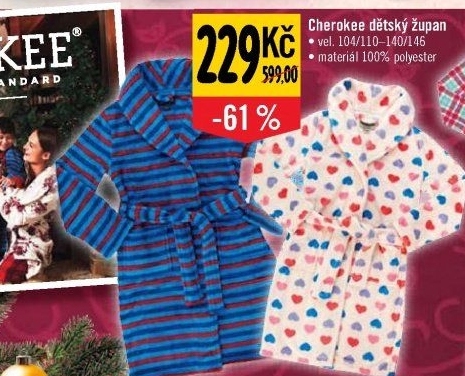 Dětský župan Cherokee