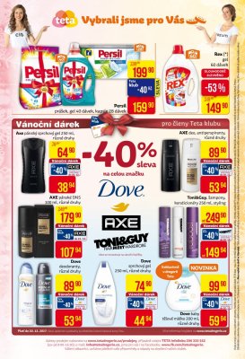 akční leták Teta drogerie 7.12.2017-16.12.2017