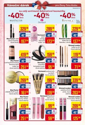 akční leták Teta drogerie 7.12.2017-16.12.2017