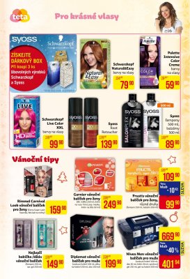 akční leták Teta drogerie 7.12.2017-16.12.2017