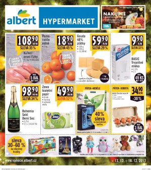akční leták Albert 13.12.2017-18.12.2017