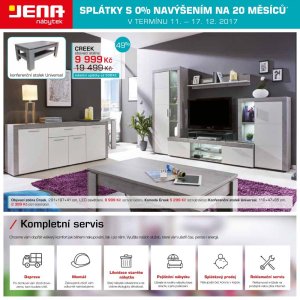 akční leták Jena nábytek 11.12.2017-23.12.2017
