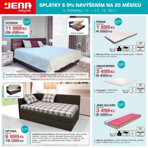 akční leták Jena nábytek 11.12.2017-23.12.2017