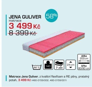 Matrace Jena Guliver