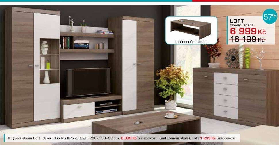 Obývací stěna Loft
