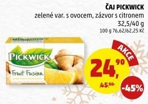 Čaj zelený Pickwick