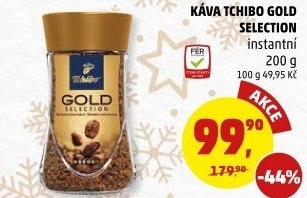 Instantní káva Tchibo Gold Selection