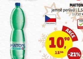 Přírodní voda Mattoni