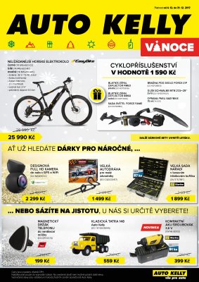 akční leták Auto Kelly 4.12.2017-31.12.2017
