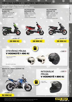 akční leták Auto Kelly 4.12.2017-31.12.2017