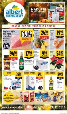 akční leták Albert 19.12.2017-24.12.2017