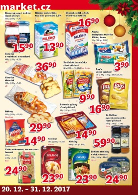akční leták ESO MARKET 20.12.2017-31.12.2017
